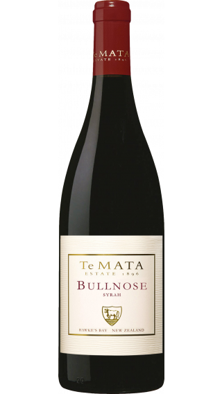Bottle of Te Mata Bullnose Syrah 2018 wine 750 ml