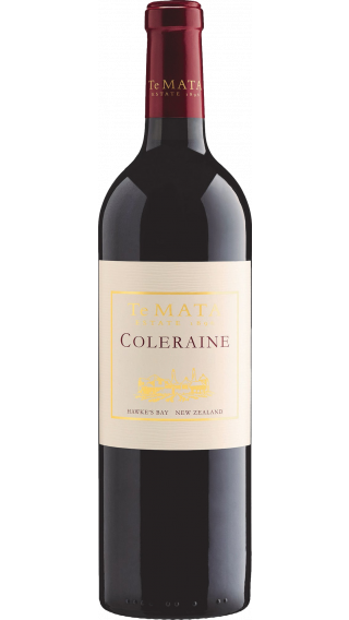 Bottle of Te Mata Coleraine 2018 wine 750 ml