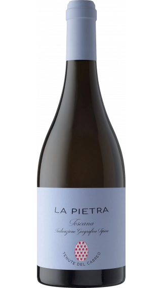 Bottle of Tenute del Cabreo La Pietra Chardonnay 2018 wine 750 ml