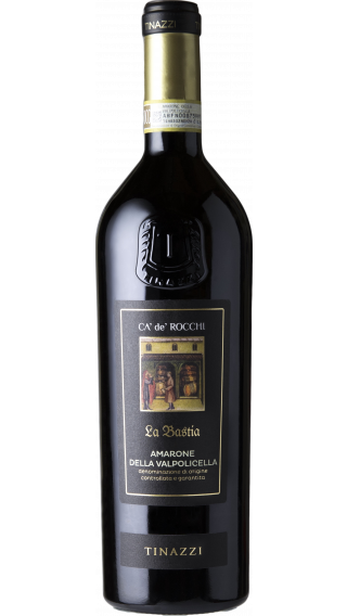 Bottle of Tinazzi Ca de Rocchi Amarone della Valpolicella La Bastia 2017 wine 750 ml