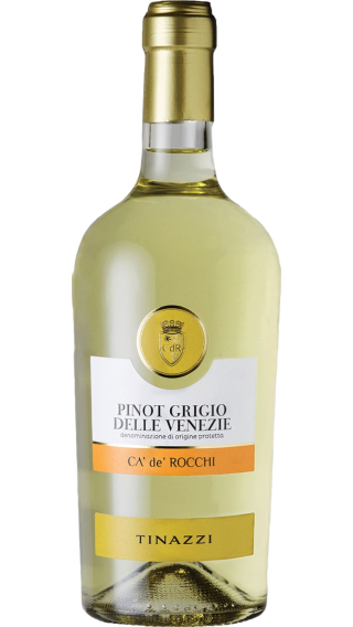 Bottle of Tinazzi Ca de Rocchi Pinot Grigio 2022 wine 750 ml