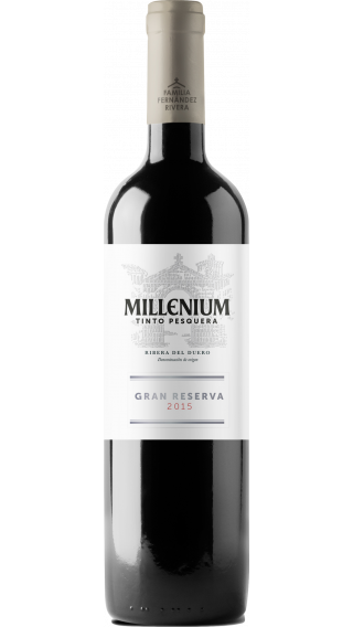 Bottle of Tinto Pesquera Millenium Gran Reserva 2015 wine 750 ml