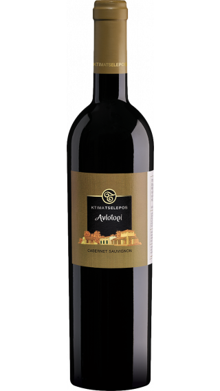 Bottle of Tselepos Avlotopi Cabernet Sauvignon 2018 wine 750 ml