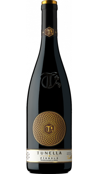 Bottle of Tunella Pignolo 2016 wine 750 ml
