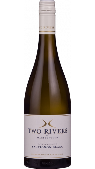 Bottle of Two Rivers Convergence Sauvignon Blanc 2021 wine 750 ml