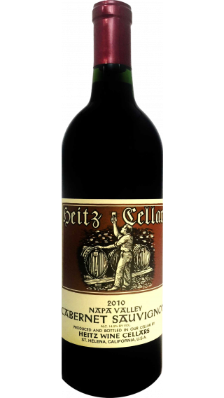 Bottle of Heitz Napa Valley Cabernet Sauvignon 2012 wine 750 ml