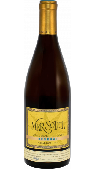 Bottle of Mer Soleil Reserve Chardonnay 2013 wine 750 ml