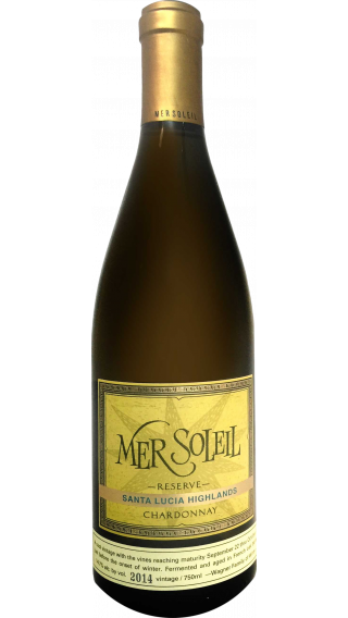 Bottle of Mer Soleil Reserve Chardonnay 2015 wine 750 ml