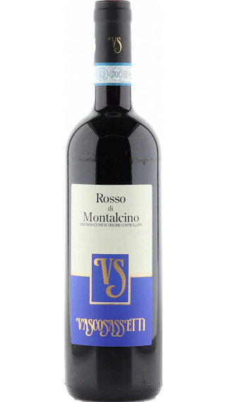 Bottle of Vasco Sassetti Rosso di Montalcino 2019 wine 750 ml