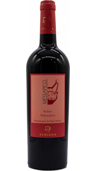 Bottle of Schiena Messapico Salice Salentino 2013 wine 750 ml