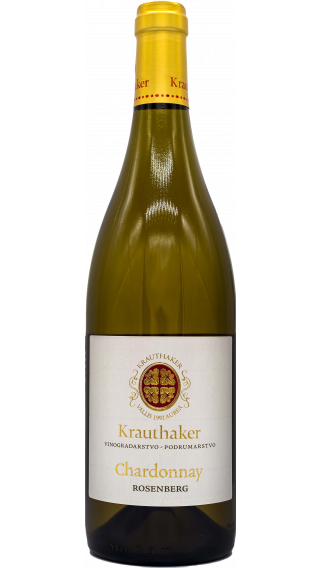 Bottle of Krauthaker Chardonnay Rosenberg 2015 wine 750 ml