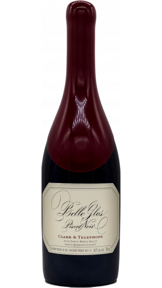 Bottle of Belle Glos Clark & Telephone Pinot Noir 2014 wine 750 ml