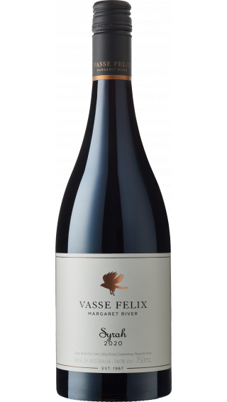 Bottle of Vasse Felix Syrah 2020 wine 750 ml