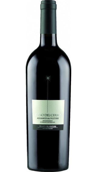 Bottle of Vigneti del Vulture Piano del Cerro Aglianico 2018 wine 750 ml
