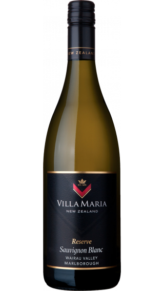 Bottle of Villa Maria Wairau Valley Reserve Sauvignon Blanc 2020 wine 750 ml