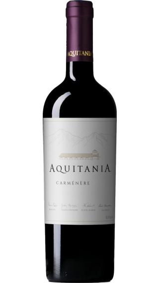 Bottle of Vina Aquitania Carmenere Reserva 2022 wine 750 ml