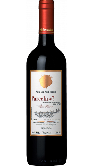 Bottle of Vina von Siebenthal Parcela 7 2017 wine 750 ml