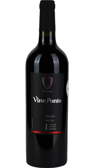 Bottle of Vine Ponto Mukuzani Qvevri 2020 wine 750 ml