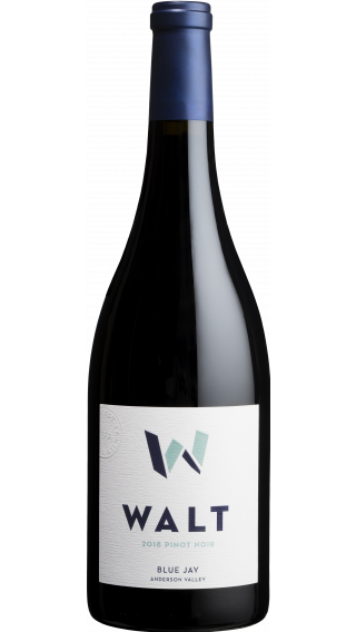 Bottle of Walt Blue Jay Pinot Noir 2018 wine 750 ml