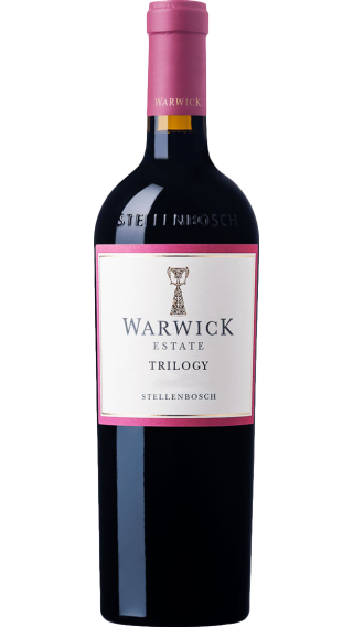 Bottle of Warwick Trilogy 2018 wine 750 ml