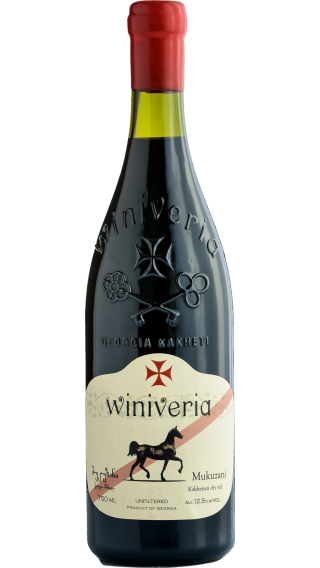 Bottle of Winiveria Mukuzani 2020 wine 750 ml