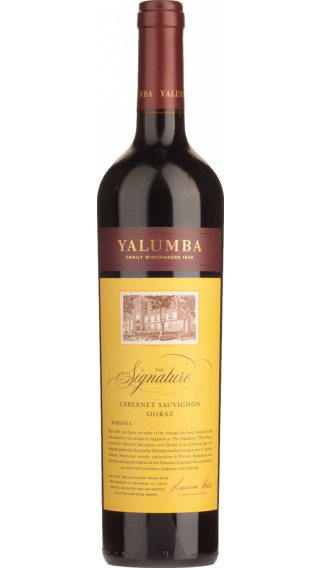 Bottle of Yalumba The Signature Cabernet Shiraz 2015 wine 750 ml