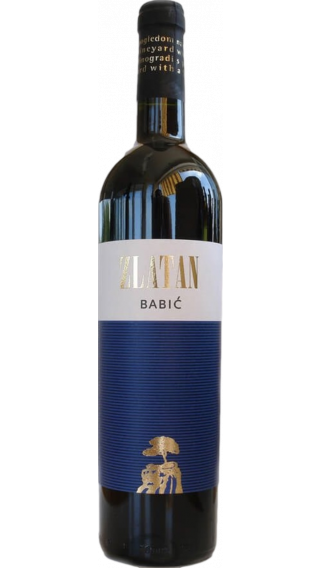 Bottle of Zlatan Otok Babic 2018 wine 750 ml