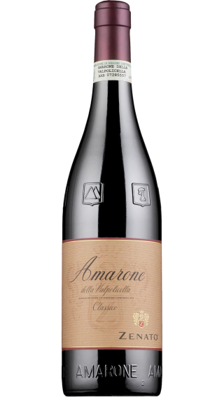 Bottle of Zenato Amarone della Valpolicella Classico 2018 wine 750 ml