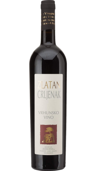 Bottle of Zlatan Otok Crljenak Zinfandel 2018 wine 750 ml