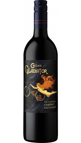 Bottle of Cycles Gladiator Cabernet Sauvignon 2017 wine 750 ml