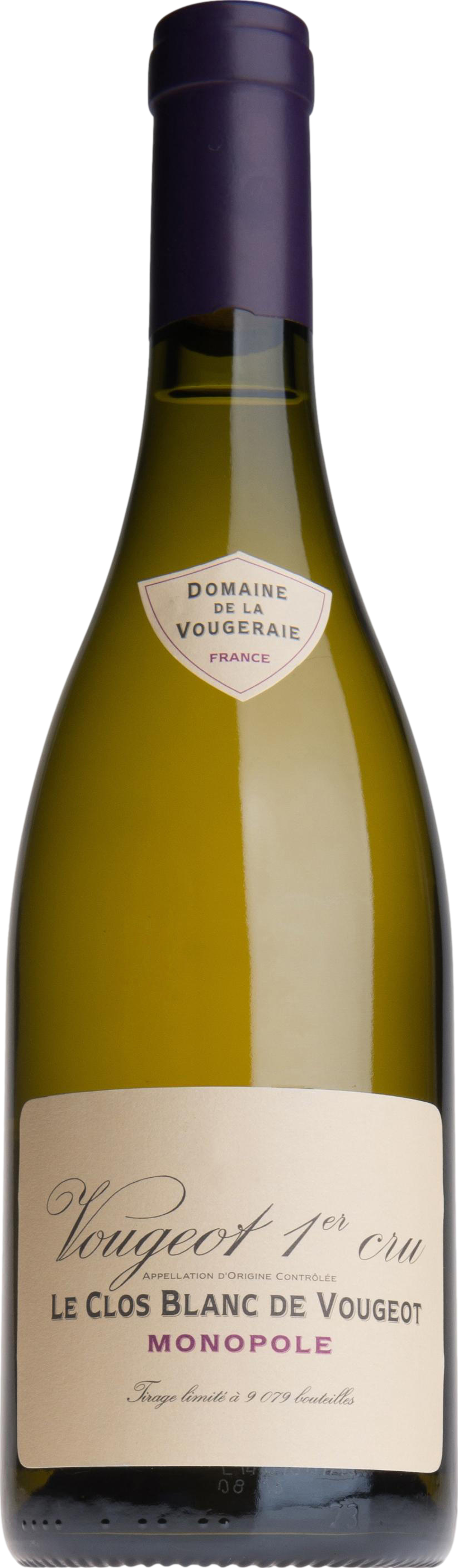 Domaine de la Vougeraie Premier Cru Le Clos Blanc de Vougeot 2019 Bílé 14.0% 0.75 l (holá láhev)