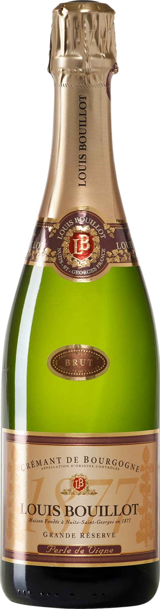 Louis Bouillot Perle de Vigne Cremant de Bourgogne Šumivé 12.0% 0.75 l