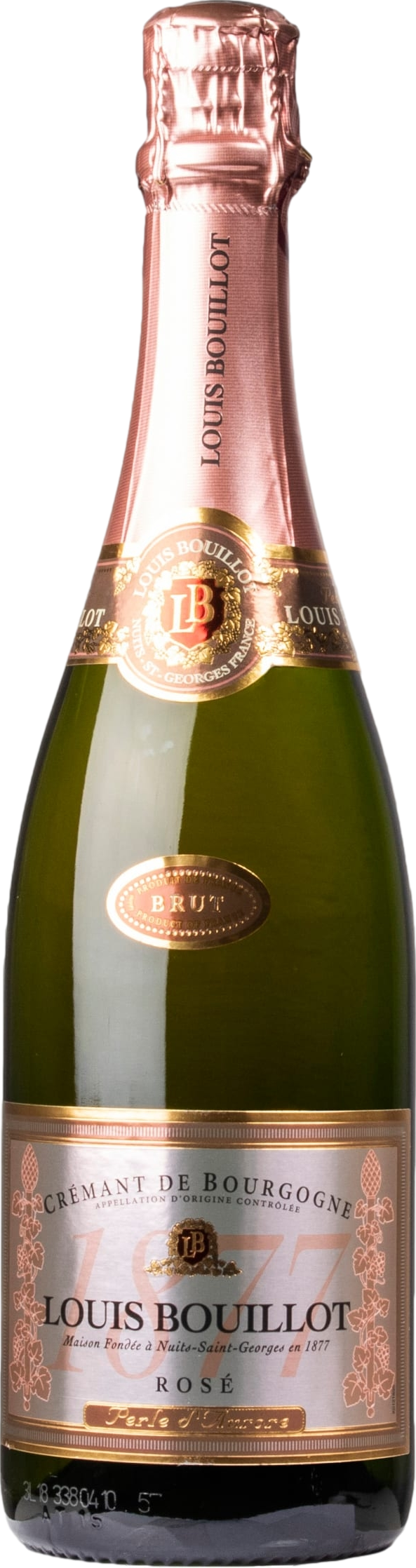 Louis Bouillot Perle d'Aurore Cremant de Bourgogne Rose Šumivé 12.0% 0.75 l