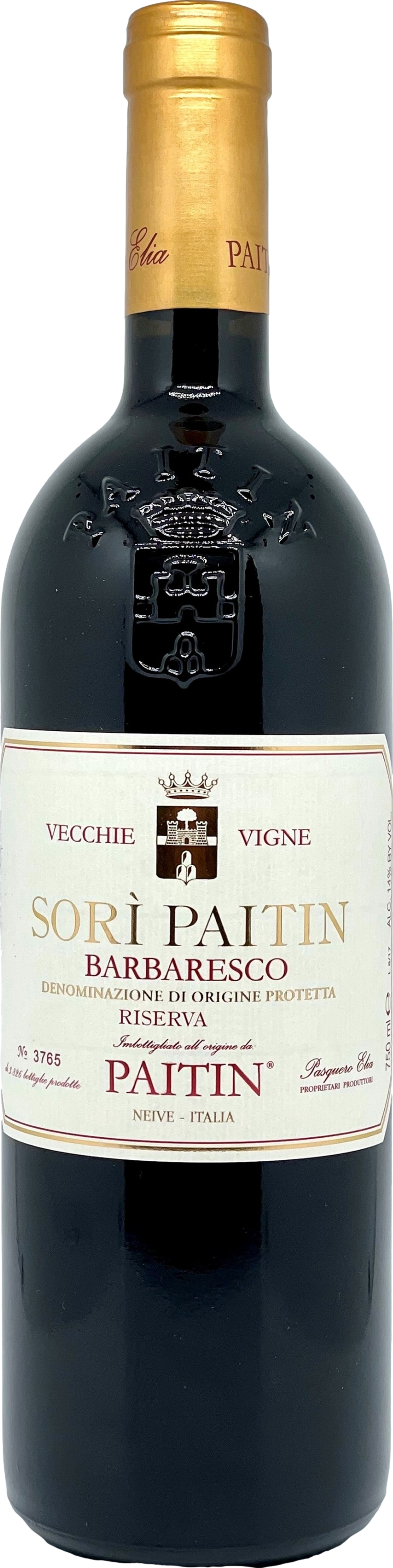 Paitin Barbaresco Riserva Sori Paitin Vecchie Vigne 2019 Červené 14.5% 0.75 l (holá láhev)