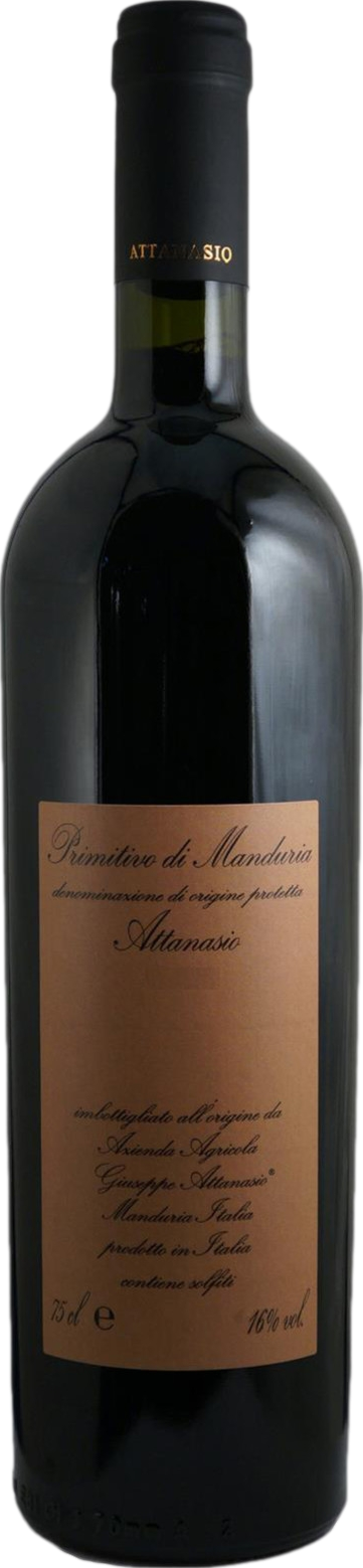 Attanasio Primitivo di Manduria 2015 Červené 16.5% 0.75 l