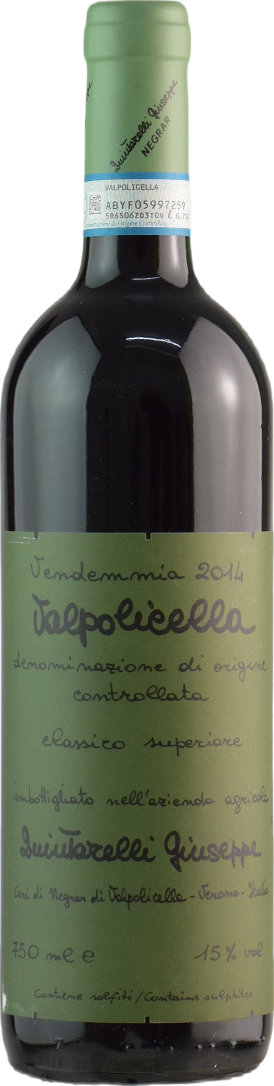 Quintarelli Valpolicella Classico Superiore 2016 Červené 15.0% 0.75 l (holá láhev)