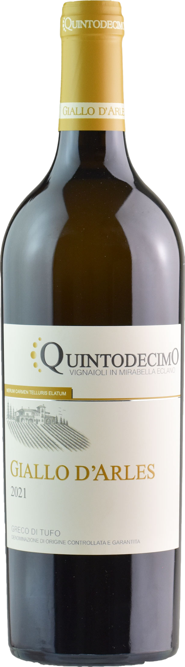 Quintodecimo Giallo d'Arles Greco di Tufo 2021