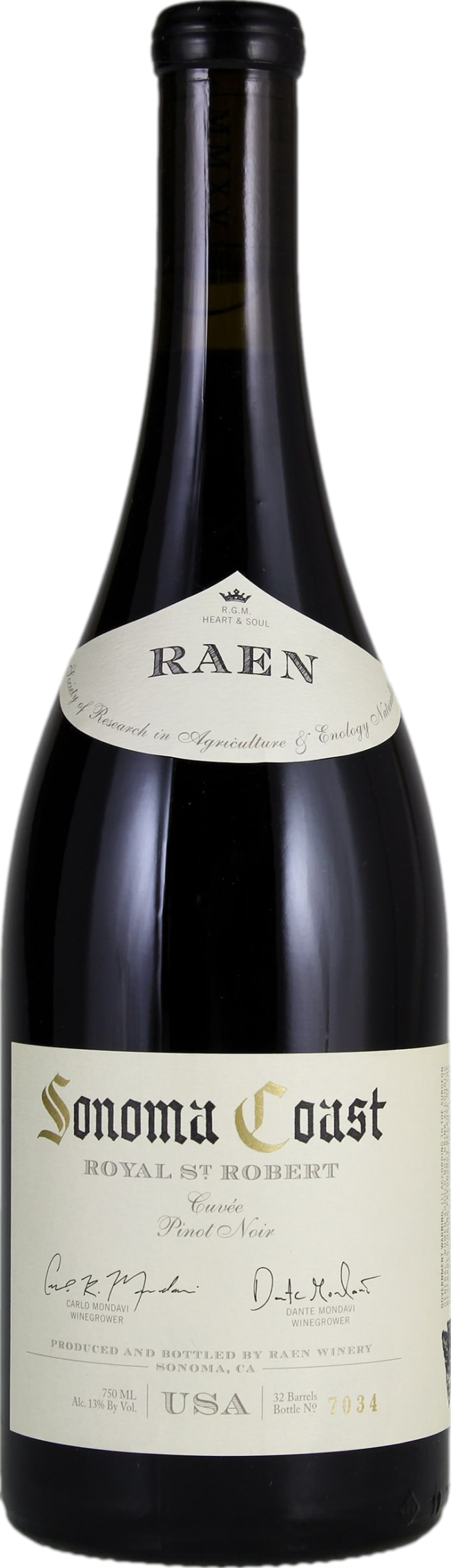 Raen Royal St. Robert Cuvee Pinot Noir 2019 Červené 13.0% 0.75 l