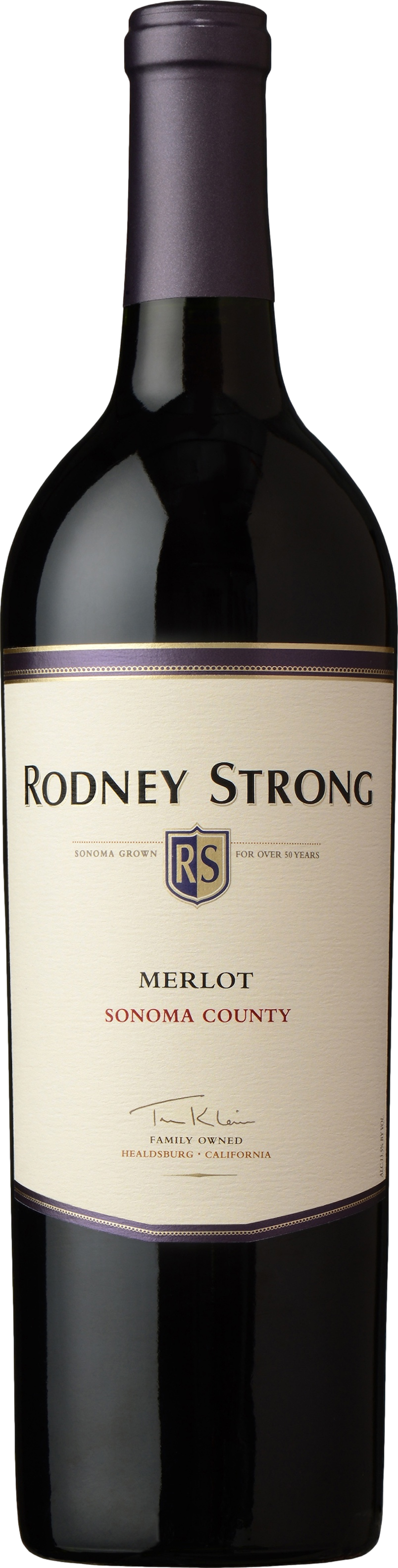 Rodney Strong Merlot 2014 Červené 14.5% 0.75 l (holá láhev)