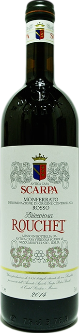 Scarpa Briccorosa Rouchet Monferrato Rosso 2011 Červené 14.0% 0.75 l