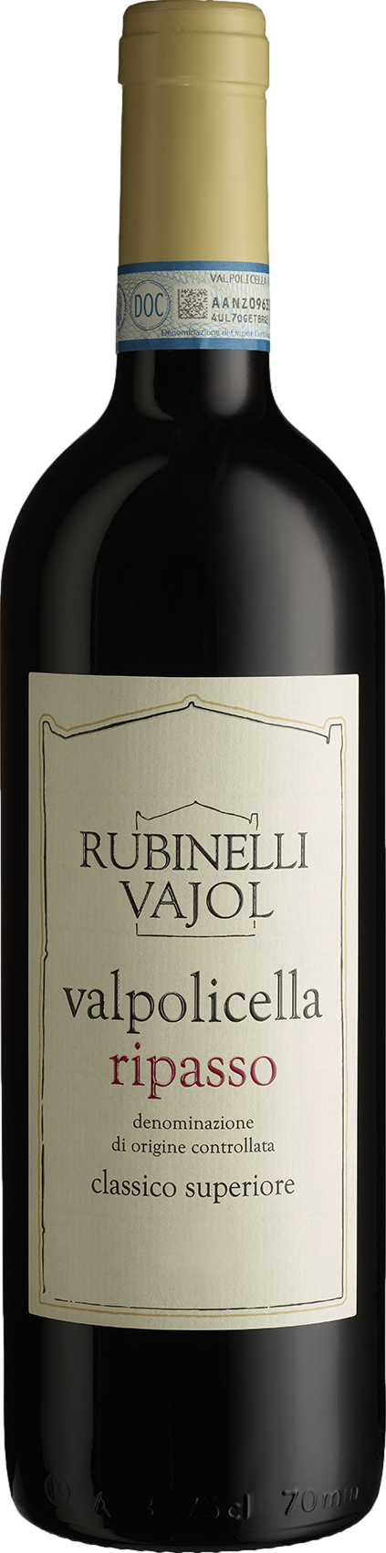 Rubinelli Vajol Valpolicella Ripasso Classico Superiore 2017 Červené 14.5% 0.75 l