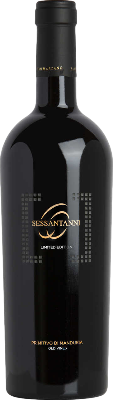 San Marzano 60 Sessantanni Limited Edition Old Vines Primitivo di Manduria 2018 Červené 14.5% 0.75 l