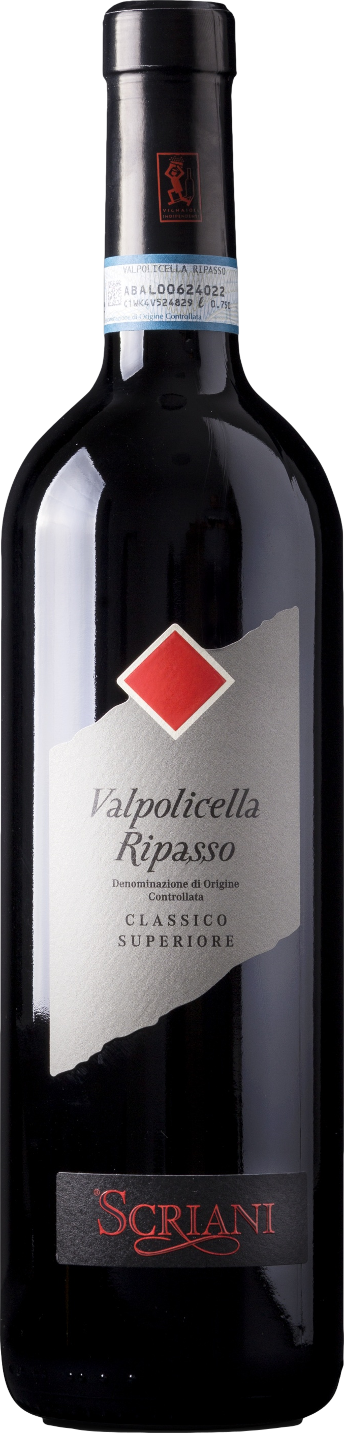 Scriani Valpolicella Ripasso Classico Superiore 2021 Červené 14.0% 0.75 l (holá láhev)