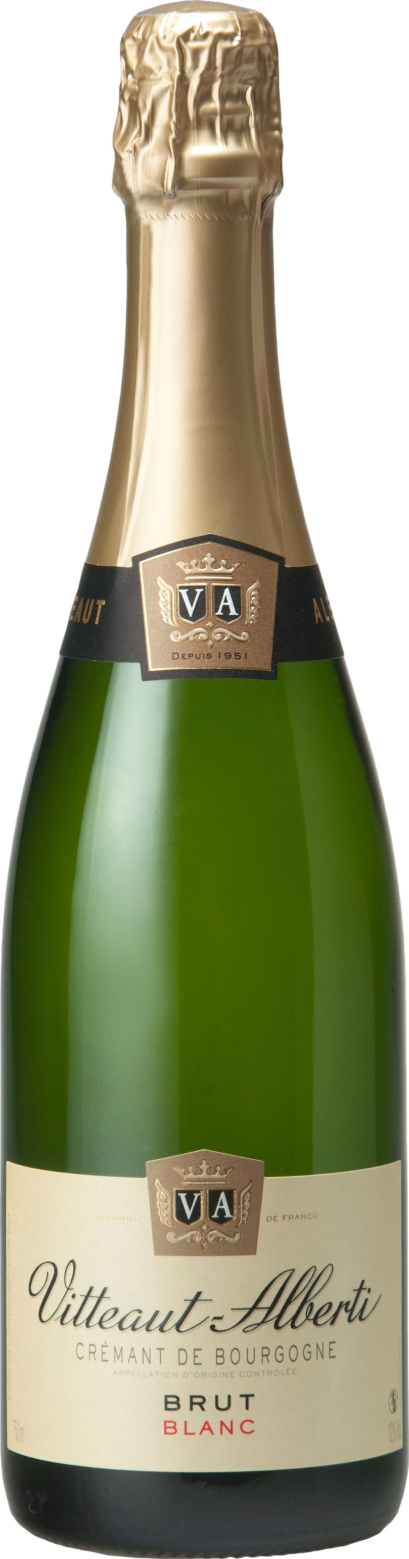 Vitteaut-Alberti Cremant de Bourgogne Brut Šumivé 12.0% 0.75 l